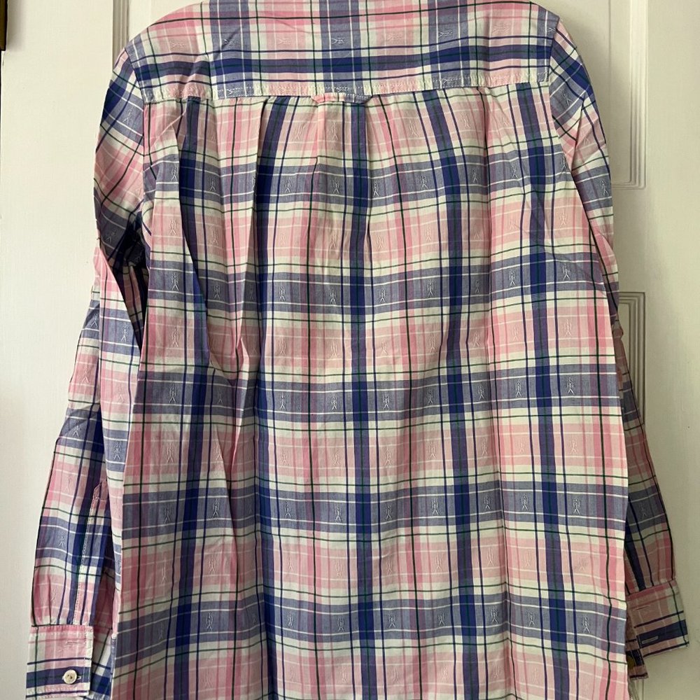 Plaid Button Down With Tied Sides - image 3